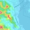 Bagacay地形图、海拔、地势
