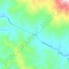The Oaks地形图、海拔、地势