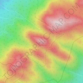 Alvorada 2地形图、海拔、地势