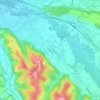 Uzos地形图、海拔、地势