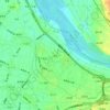 溪洲地形图、海拔、地势