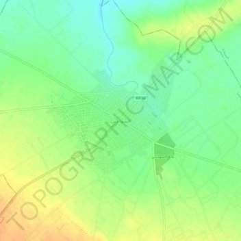 Souassi地形图、海拔、地势