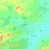 纳西克地形图、海拔、地势