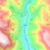 地洛镇地形图、海拔、地势