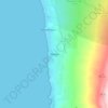 Wailea地形图、海拔、地势