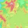 水社地形图、海拔、地势