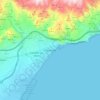 Aguadulce地形图、海拔、地势