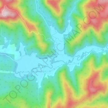 Sitkum地形图、海拔、地势