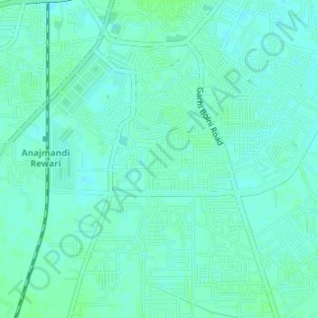Sector 3地形图、海拔、地势