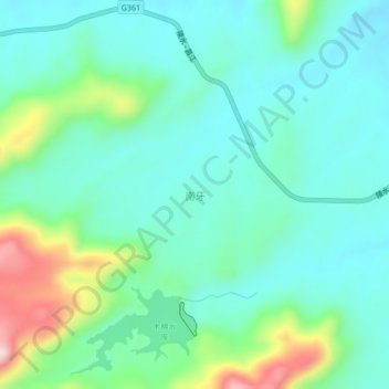 南牙地形图、海拔、地势