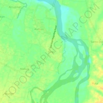 Fugu地形图、海拔、地势