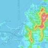 马里戈特 / 馬里戈特地形图、海拔、地势