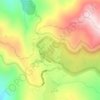 Crane Flat地形图、海拔、地势
