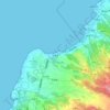 牛車寮地形图、海拔、地势