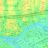 东郊村地形图、海拔、地势