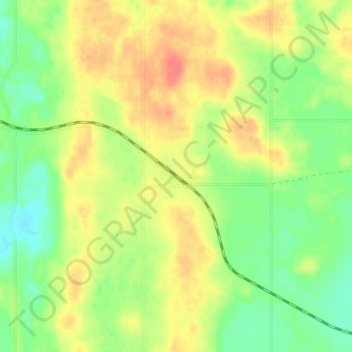 Carmel地形图、海拔、地势