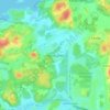 Västra Låssby地形图、海拔、地势