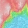 Middle Cascades地形图、海拔、地势