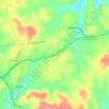America地形图、海拔、地势