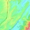 渝北区地形图、海拔、地势