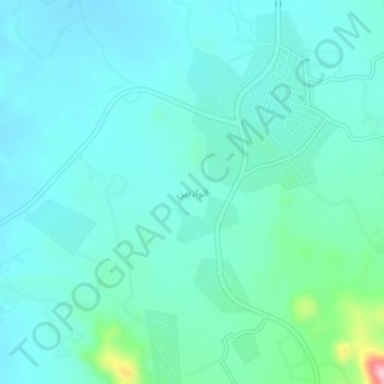 Al Wadiyayn地形图、海拔、地势