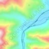 扎布村地形图、海拔、地势