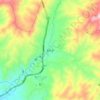 新九乡地形图、海拔、地势