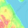 Haileybury地形图、海拔、地势