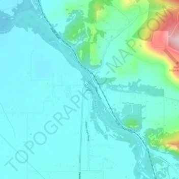 Jasper地形图、海拔、地势