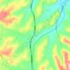 牛营子地形图、海拔、地势