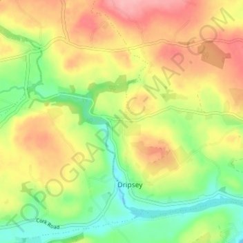 Model Village地形图、海拔、地势