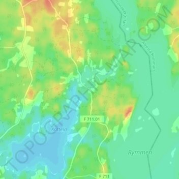 Ivars地形图、海拔、地势