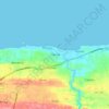 Camuy地形图、海拔、地势