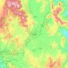 Τρίπολη地形图、海拔、地势