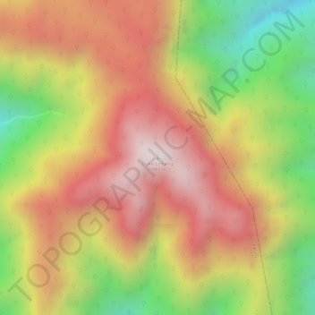 Bukit Lintang地形图、海拔、地势