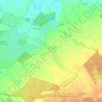 Vogtshagen地形图、海拔、地势