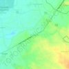 Pangatian地形图、海拔、地势