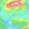Vega de Gordón地形图、海拔、地势