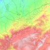 Tlemcen地形图、海拔、地势
