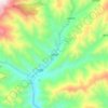 台怀镇地形图、海拔、地势