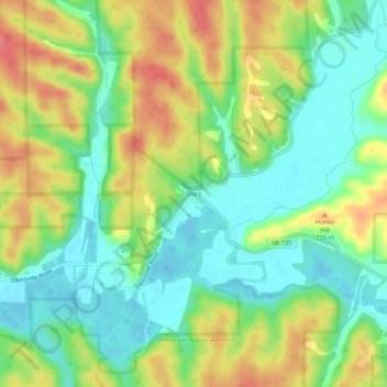 Story地形图、海拔、地势