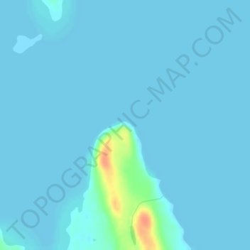 Pointe de la Butte地形图、海拔、地势