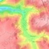 Les Maisons地形图、海拔、地势