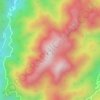 南尖岩地形图、海拔、地势
