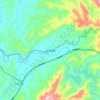 凉水井镇地形图、海拔、地势