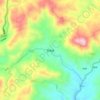 吾峰镇地形图、海拔、地势