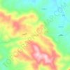 翁山头村地形图、海拔、地势