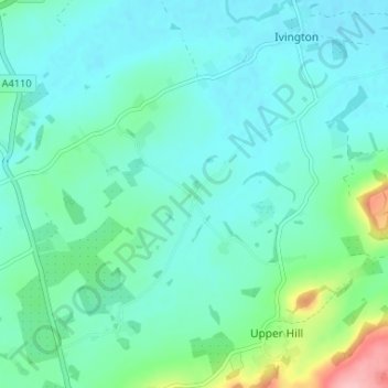 Aulden地形图、海拔、地势