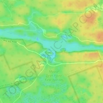 Gordons Bay地形图、海拔、地势