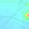 Cazadero地形图、海拔、地势
